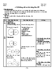 Giáo án Hình học 9 - Tiết 31: Vị trí tương đối của hai đường tròn (tiếp)