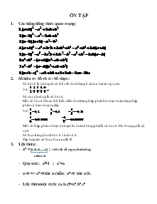 Ôn tập Toán 9