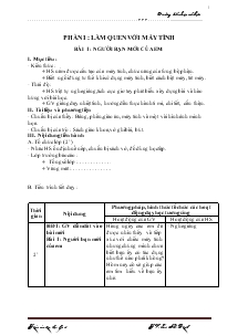 Bài giảng Bài 1 : Người bạn mới của em (tiếp)