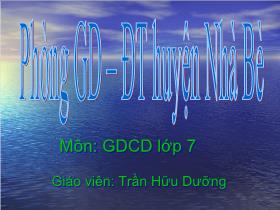 Bài giảng Giáo dục công dân 7 - Tiết 14 - Bài 11: Tự tin