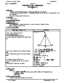 Bài giảng môn Hình học 7 - Tuần 20 - Tiết 33: Luyện tập ba trường hợp bằng nhau của tam giác