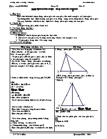 Bài giảng môn Hình học 7 - Tuần 32 - Tiết 57 - Bài 6: Tính chất ba đường phân giác của tam giác