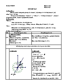 Giáo án Đại số 9 - Học kỳ I - Tiết 20: Luyện tập