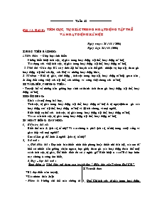 Giáo án Giáo duc công dân 6 - Tiết 12 - Bài 10: Tích cực, tự giác trong hoạt động tập thể và hoạt động xã hội