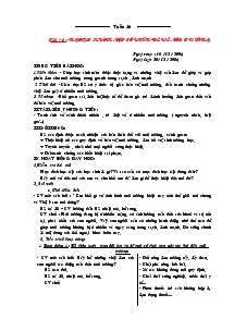 Giáo án Giáo duc công dân 6 - Tiết 16: Ngoại khoá một số vấn đề về môi trường