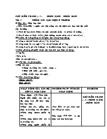 Giáo án Giáo dục công dân 6 - Tiết 2: Trồng cây lưu niệm ở trường