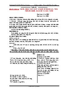 Giáo án Giáo duc công dân 6 - Tiết 29 - Bài 16: Quyền được pháp luật bảo hộ về tính mạng, thân thể, sức khoẻ, danh dự và nhân phẩm