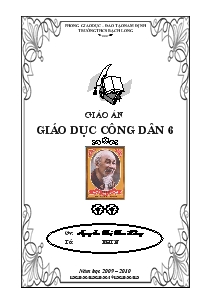 Giáo án Giáo duc công dân 6 - Trường THCS Bạch Long