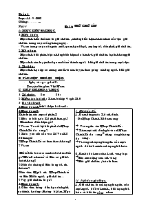 Giáo án Giáo dục công dân 8 - học kì I