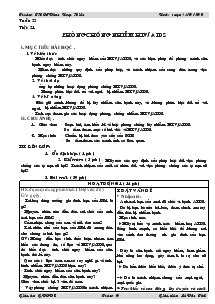 Giáo án Giáo dục công dân 8 - Phòng Chống Nhiễm Hiv/ Aids