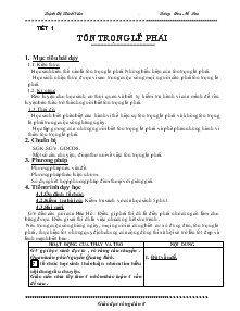 Giáo án Giáo dục công dân lớp 8 - Trịnh Thị Bích Vân - Trường THCS Mỗ Lao