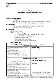 Giáo án Giáo dục công dân lớp 8 - Tuần 12 - Tiết 12 - Bài 11: Lao Động Tự Giác Và Sáng Tạo