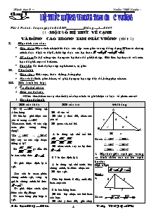 Giáo án Hình học 9 – Trần Viết Tuấn