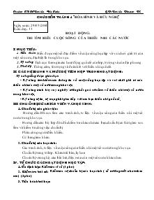 Giáo án hoạt động ngoài giờ lớp 6 - Chủ điểm tháng 4 “Hòa bình và hữu nghị”