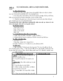 Giáo án môn Giáo dục công dân lớp 6 - Tiết 1 đến tiểt 26