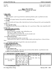Giáo dục công nghệ lớp 6 - Jrang Cil Cao Trang - Tuần 8 - tiết 16 - bài 7: thực hành khâu vỏ gối hình chữ nhật ( tiết 3)