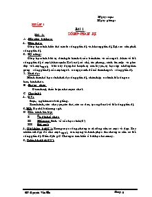 Giáo án Giáo dục công dân 7 - Tiết 1 đến tiết 35