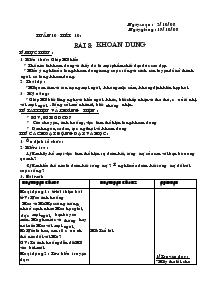 Giáo án Giáo dục công dân 7 - Tiết 10 - Bài 8: Khoan dung