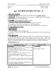 Giáo án Giáo dục công dân 7 - Tiết 11 - Bài 9: Xây dựng gia đình văn hoá