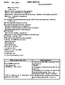 Giáo án Giáo dục công dân lớp 7 - Bài 1 đến bài 14