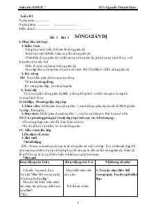 Giáo án Giáo dục công dân lớp 7 - Nguyễn Thanh Thảo