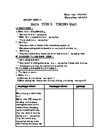 Giáo án Giáo dục công dân lớp 7 - Tuần 7 - Tiết 7 - Bài 6: Tôn sư trọng đạo