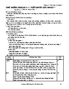 Giáo án Hoạt động ngoài giờ lên lớp 7 - Chủ điểm tháng 3: “Tiến bước lên đoàn“