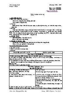 Giáo án môn Giáo dục công dân 7 - Bài 1 đến bài 18