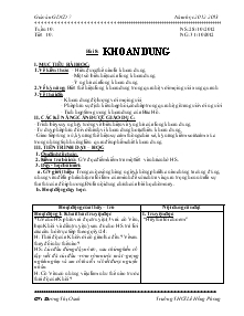 Giáo án môn Giáo dục công dân 7 - Bài 8: Khoan dung