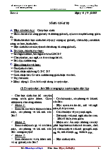 Giáo án môn Giáo dục công dân 7 - Tiết 1 đến tiết 20