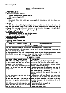 Giáo án Giáo dục công dân 7 - Bái 1 đến bài 18