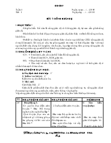 Giáo án Giáo dục công dân 7 - Tiết 1 đến tiết 35 năm 2010 - 2011