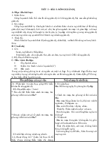 Giáo án Giáo dục công dân 7 - Tiết 1 đến tiết 35