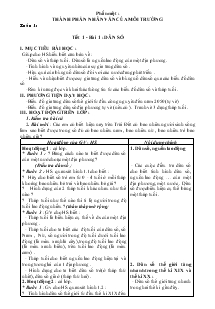 Giáo án Giáo dục công dân 7 - Tiết 1 đến tiết 61