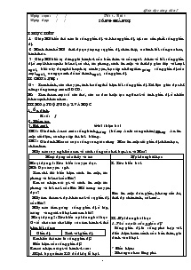 Giáo án Giáo dục công dân 7 (Trọn bộ)