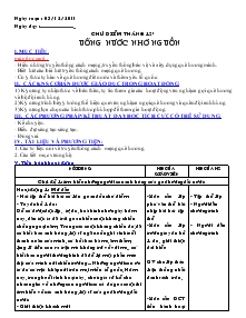 Giáo án Hoạt động ngoài giờ lên lớp 7 - Chủ điểm tháng 12: Uống nước nhớ nguồn năm 2011