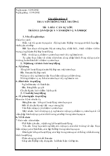 Giáo án Hoạt động ngoài giờ lên lớp 7 - Tiết 1 đến tiết 17