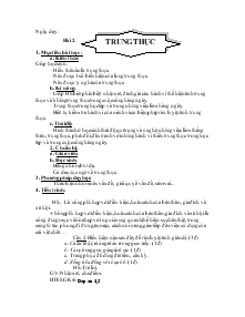 Giáo án Giáo dục công dân 7 - Bài 2: Trung thực