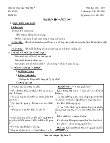 Giáo án Giáo dục công dân 7 - Bài 8: Khoan dung