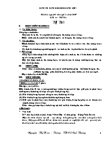 Giáo án Giáo dục công dân 7 - Tiết 14: Tự tin