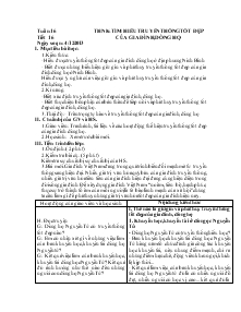 Giáo án Giáo dục công dân 7 - Tiết 16: Tìm hiểu truyền thống tốt đẹp của gia đình, dòng họ