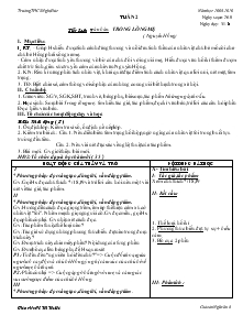 Giáo án Giáo dục công dân 7 - Tiết 5+6: Văn bản: Trong lòng mẹ