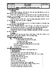 Giáo án Giáo dục công dân lớp 7 - Tiết 15: Những kiến thức cơ bản về HIV/AIDS