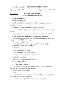 Giáo án Hoạt động ngoài giờ lên lớp 7 - Chủ điểm tháng 12: Uống nước nhớ nguồn