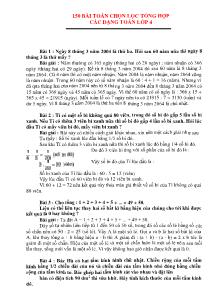 150 bài Toán chọn lọc tổng hợp các dạng toán lớp 4