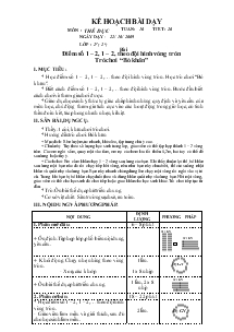 Bài dạy Thể dục 2 bài 20: Điểm số 1 – 2, 1 – 2, theo đội hình vòng tròn, Trò chơi “Bỏ khăn”