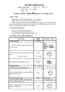 Bài dạy Thể dục 2 bài 32: Ôn hai trò chơi “Nhanh lên bạn ơi!” và “Vòng tròn”