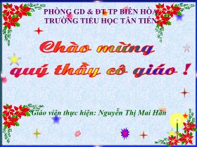 Bài giảng Khoa học 4: Phòng tránh tai nạn đuối nước