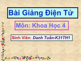 Bài giảng Khoa học lớp 4: Sơ đồ vòng tuần hoàn của nước trong tự nhiên