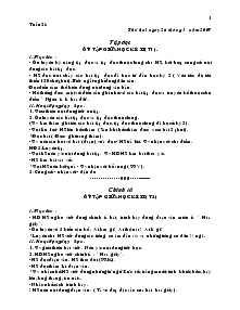 Bài soạn các môn lớp 4 - Tuần 28